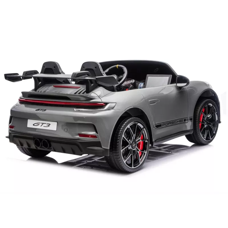 LEAN CARS DK-P911 Porsche GT3 24V Battery-Operated Car Grey