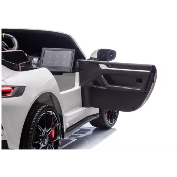 LEAN CARS DK-P911 Porsche GT3 24V Batteriebetriebenes Kinderauto Weiß