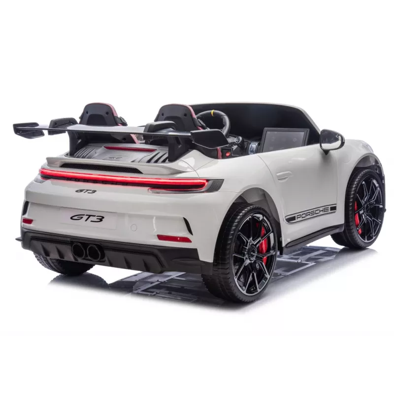 LEAN CARS DK-P911 Porsche GT3 24V Batteriebetriebenes Kinderauto Weiß