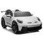 LEAN CARS DK-P911 Porsche GT3 24V Batteriebetriebenes Kinderauto Weiß