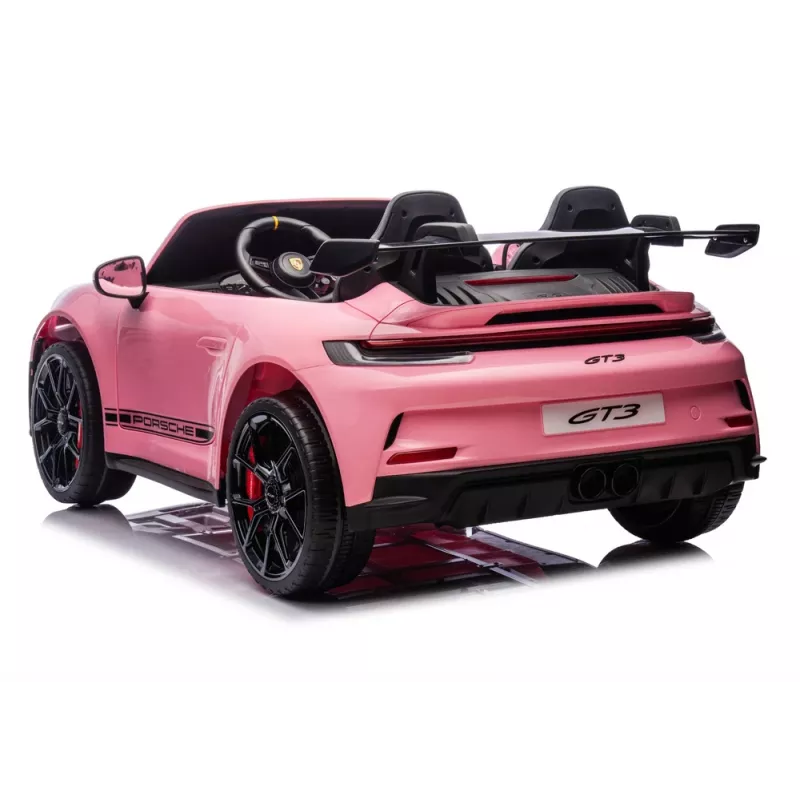 LEAN CARS DK-P911 Porsche GT3 24V Pink Batteriebetriebenes Aufsitzauto