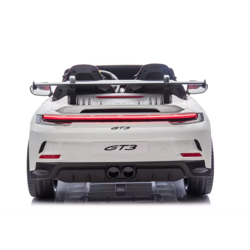 LEAN CARS DK-P911 Porsche GT3 Batteriebetriebenes Kinderauto Weiß