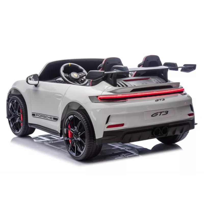 LEAN CARS DK-P911 Porsche GT3 Batteriebetriebenes Kinderauto Weiß