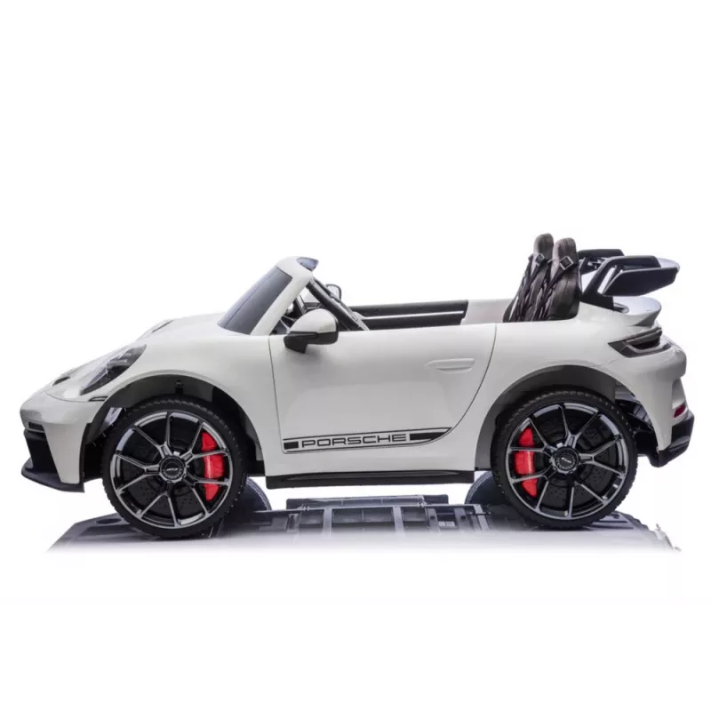 LEAN CARS DK-P911 Porsche GT3 Batteriebetriebenes Kinderauto Weiß