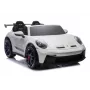 LEAN CARS DK-P911 Porsche GT3 Batteriebetriebenes Kinderauto Weiß