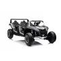 LEAN CARS Elektrischer Ride-On Buggy A033 4x4 24V Weiß