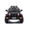 LEAN CARS Elektrischer Kinder-Jeep BRD-7588 mit LED-Leuchten, MP3, Fernbedienung, Schwarz 4x4