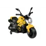 LEAN CARS Elektrisches Kinder-Motorrad GTM1188 Gelb LED-Licht