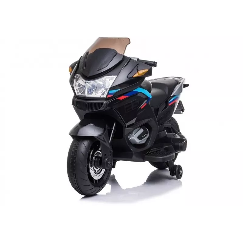 LEAN CARS Elektro-Kinder-Motorrad XMX609 Schwarz