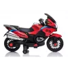 LEAN CARS Elektrisches Kinder-Motorrad XMX609 Rot mit MP3 und LED-Leuchten