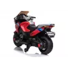 LEAN CARS Elektrisches Kinder-Motorrad XMX609 Rot mit MP3 und LED-Leuchten
