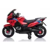 LEAN CARS Elektrisches Kinder-Motorrad XMX609 Rot mit MP3 und LED-Leuchten