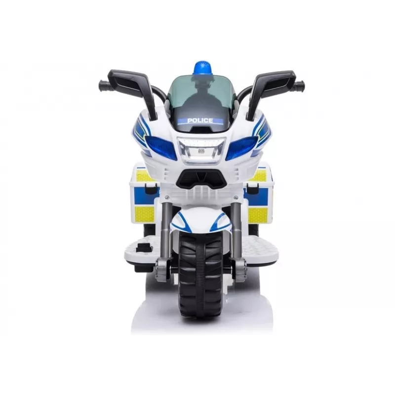 LEAN CARS Elektrisches Polizei-Motorrad TR1912 Weiß