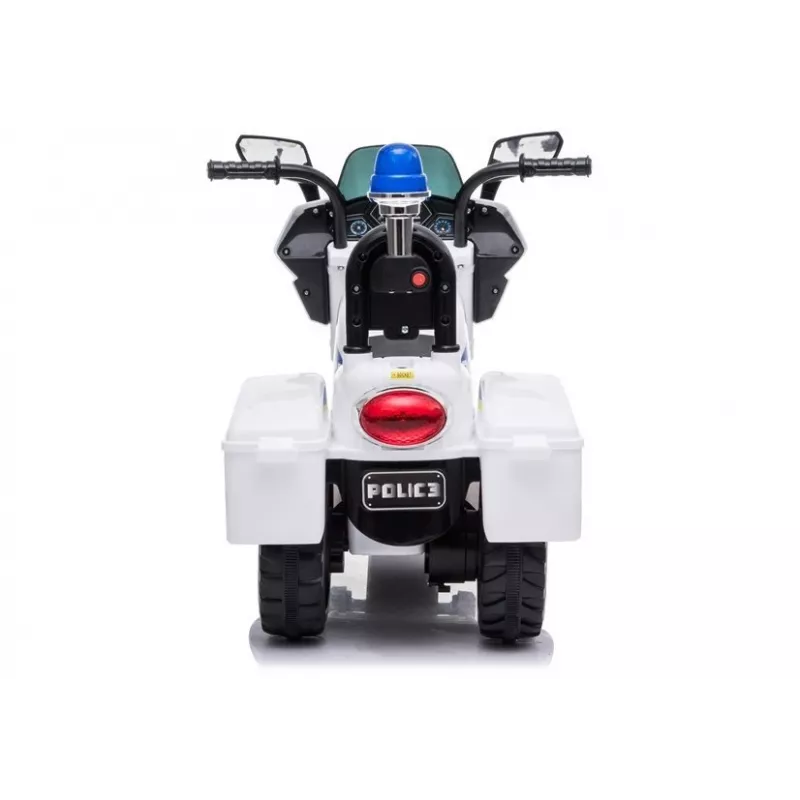 LEAN CARS Elektrisches Polizei-Motorrad TR1912 Weiß