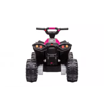 LEAN CARS Elektro-Quad für Kinder HL568 Pink – 12V 2x30W Kinder-ATV mit Musik, LED-Lichtern, 30 kg Belastbarkeit