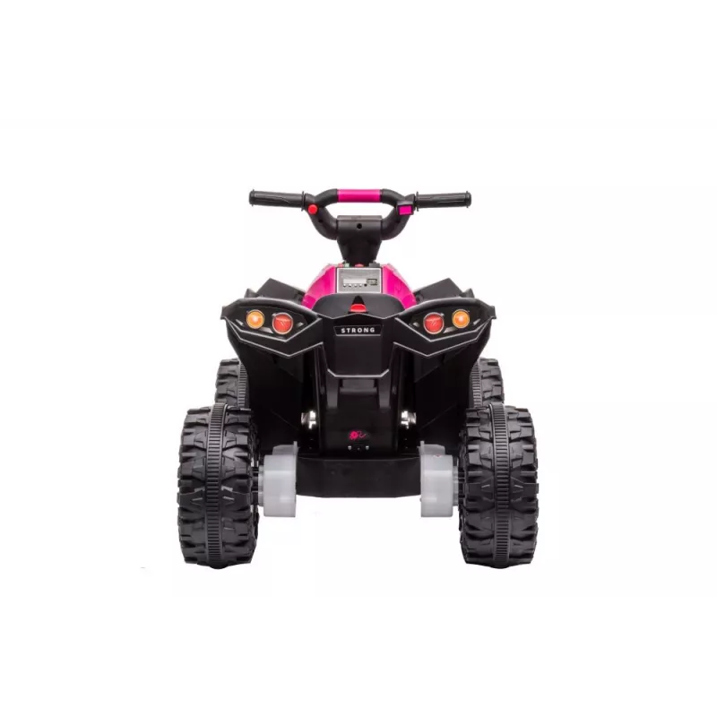 LEAN CARS Elektro-Quad für Kinder HL568 Pink – 12V 2x30W Kinder-ATV mit Musik, LED-Lichtern, 30 kg Belastbarkeit