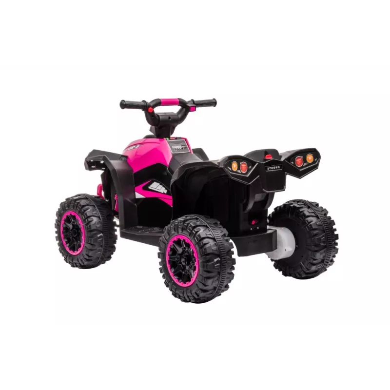 LEAN CARS Elektro-Quad für Kinder HL568 Pink – 12V 2x30W Kinder-ATV mit Musik, LED-Lichtern, 30 kg Belastbarkeit