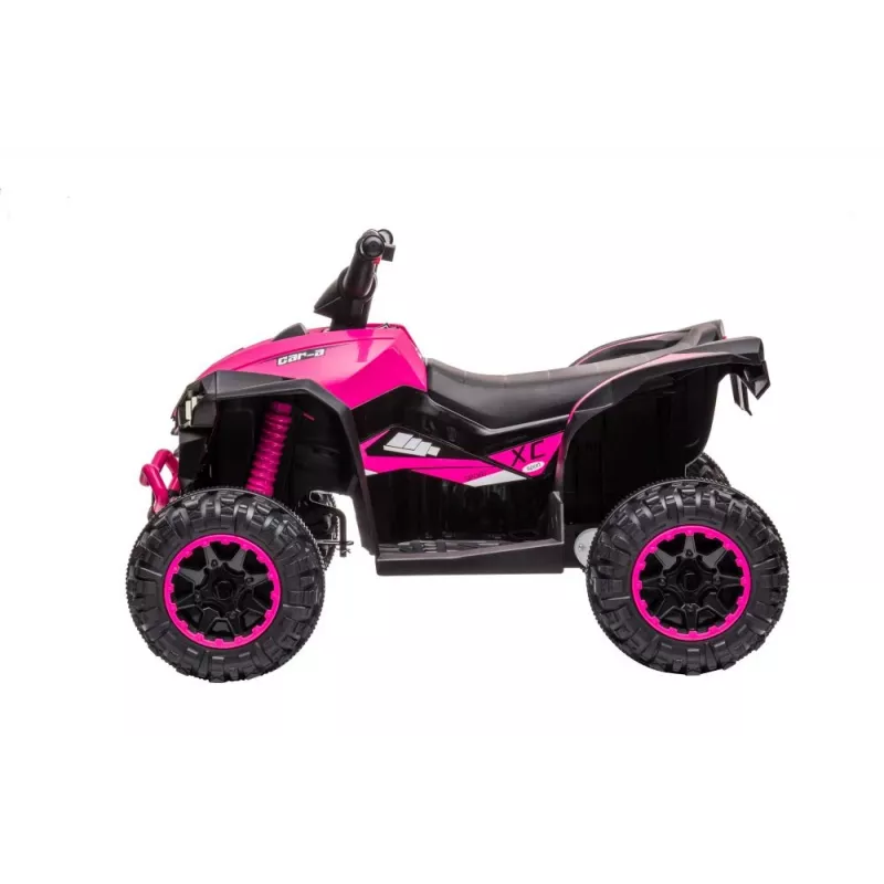 LEAN CARS Elektro-Quad für Kinder HL568 Pink – 12V 2x30W Kinder-ATV mit Musik, LED-Lichtern, 30 kg Belastbarkeit