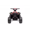 LEAN CARS Elektro-Quad HL568 Rot 6V Batteriebetriebenes Kinder-ATV mit LED-Leuchten & Musik