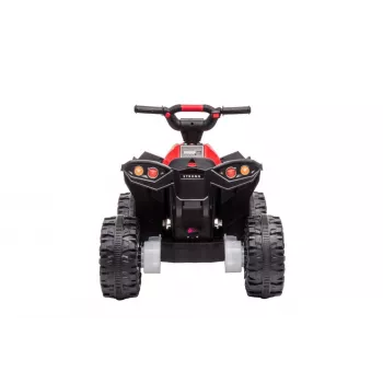 LEAN CARS Elektro-Quad HL568 Rot 6V Batteriebetriebenes Kinder-ATV mit LED-Leuchten & Musik