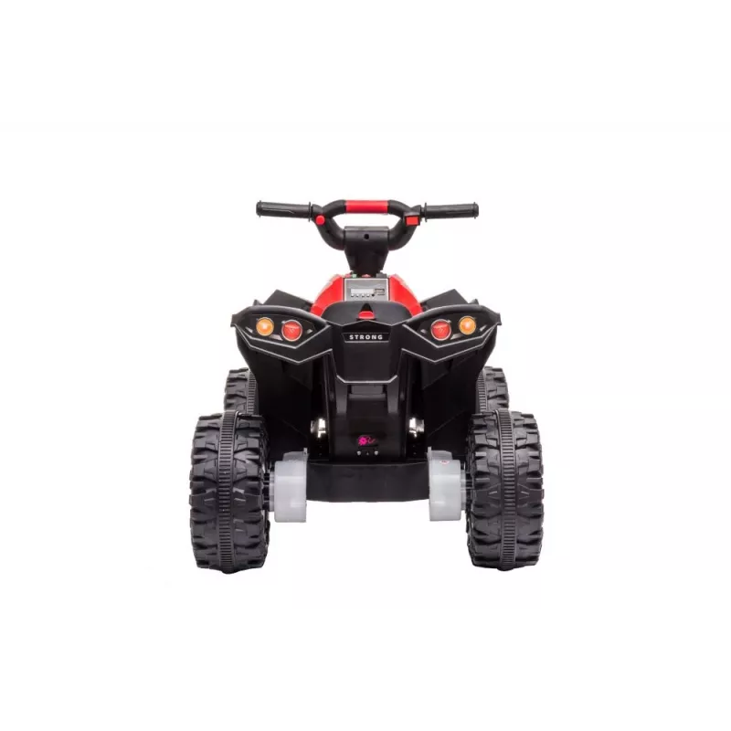 LEAN CARS Elektro-Quad HL568 Rot 6V Batteriebetriebenes Kinder-ATV mit LED-Leuchten & Musik