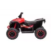 LEAN CARS Elektro-Quad HL568 Rot 6V Batteriebetriebenes Kinder-ATV mit LED-Leuchten & Musik