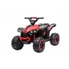 LEAN CARS Elektro-Quad HL568 Rot 6V Batteriebetriebenes Kinder-ATV mit LED-Leuchten & Musik