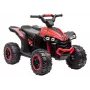 LEAN CARS Elektro-Quad HL568 Rot 6V Batteriebetriebenes Kinder-ATV mit LED-Leuchten & Musik