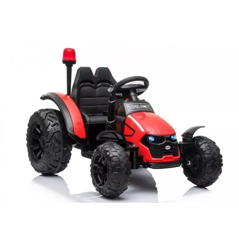 LEAN CARS Elektrischer Trettraktor HZB-200 mit Anhänger Rot