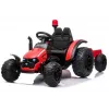 LEAN CARS Elektrischer Trettraktor HZB-200 mit Anhänger Rot