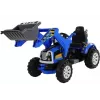 LEAN CARS Elektrischer Aufsitz-Traktor mit Schaufelbagger Blau