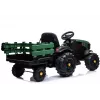 LEAN CARS Elektrischer Traktor mit Anhänger BDM0925 Militärgrün