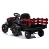 LEAN CARS Elektrischer Trettraktor mit Anhänger BDM0925 Rot
