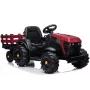 LEAN CARS Elektrischer Trettraktor mit Anhänger BDM0925 Rot