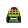 LEAN CARS Elektrischer Trettraktor mit Anhänger XMX611 LED-Leuchten Grün