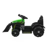 LEAN CARS Elektrischer Aufsitz-Traktor ZP1001B Grün mit Schaufel und Hupe 15140