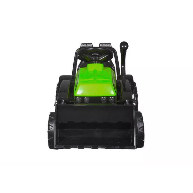 LEAN CARS Elektrischer Aufsitz-Traktor ZP1001B Grün mit Schaufel und Hupe 15140