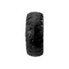 LEAN CARS EVA-Rad A032 - 10 Zoll Vollgummi-Ersatzrad für Kinderwagen, 45 mm Breite, Schwarz