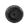 LEAN CARS EVA-Rad A032 - 10 Zoll Vollgummi-Ersatzrad für Kinderwagen, 45 mm Breite, Schwarz