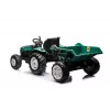 LEAN CARS HC-306 Battery Operated Tractor With Trailer Dark Green 24V