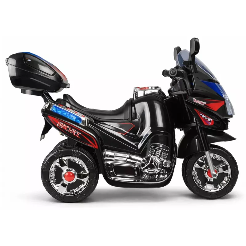 LEAN CARS HC8051 Black Electric Ride On Motorcycle