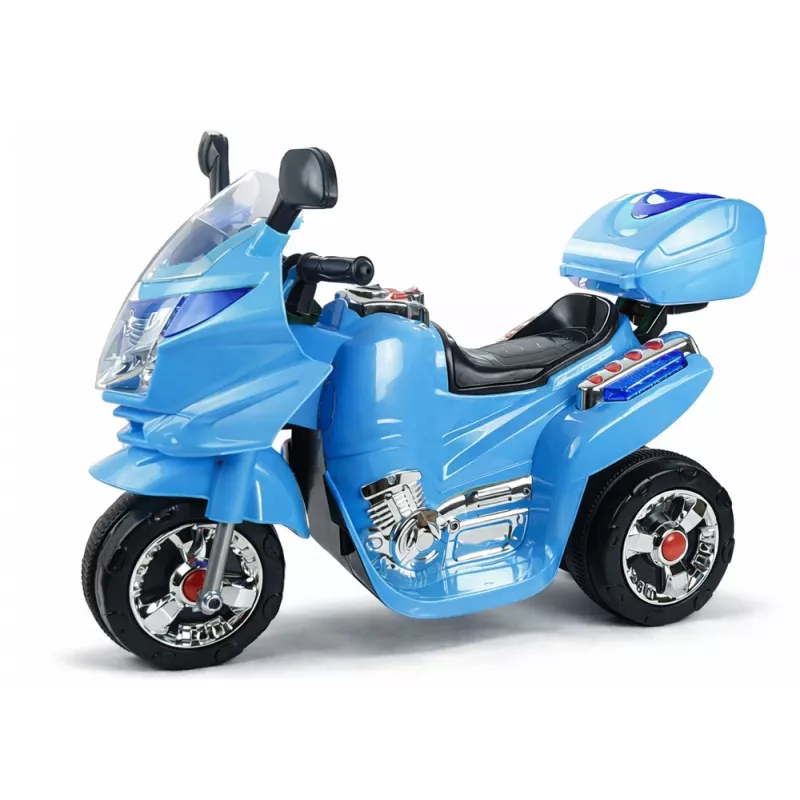 LEAN CARS HC8051 Blue Electric Ride On Motorcycle