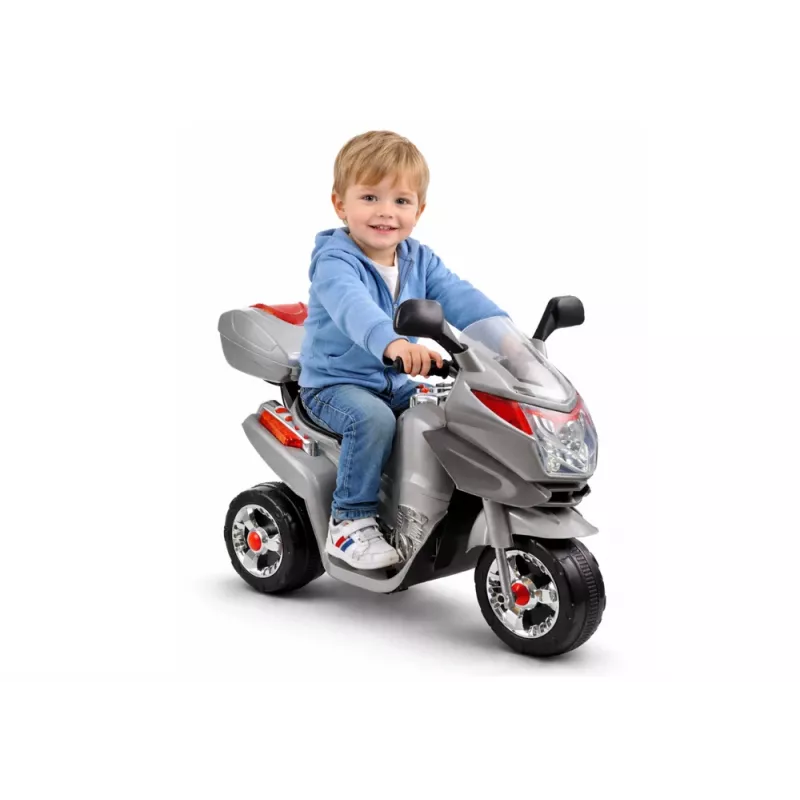 LEAN CARS HC8051 Grau Elektrisches Kinder-Motorrad