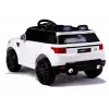 LEAN CARS HL1638 Elektrisches Kinderauto - Weiß, 12V Batterie, Elternfernbedienung, MP3, LED-Leuchten, EVA-Räder