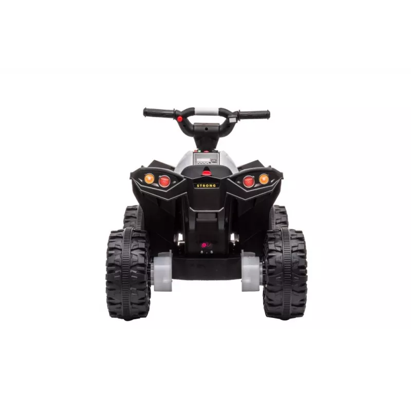 LEAN CARS HL568 Weißes Elektro-Quad für Kinder – 12V 2x35W, EVA-Räder, LED-Lichter, MP3/USB/AUX (Modell 13558)
