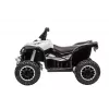 LEAN CARS HL568 Weißes Elektro-Quad für Kinder – 12V 2x35W, EVA-Räder, LED-Lichter, MP3/USB/AUX (Modell 13558)