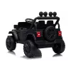LEAN CARS Jeep Rubicon DK-JWR558 24V Batteriebetriebenes Kinderauto für Kinder, Schwarz