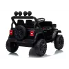LEAN CARS Jeep Rubicon DK-JWR558 24V Batteriebetriebenes Kinderauto für Kinder, Schwarz