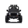 LEAN CARS Jeep Rubicon DK-JWR558 24V Batteriebetriebenes Kinderauto für Kinder, Schwarz