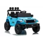 LEAN CARS Jeep Rubicon DK-JWR558 24V Hellblau Batteriebetriebenes Kinderfahrzeug mit Elternfernbedienung
